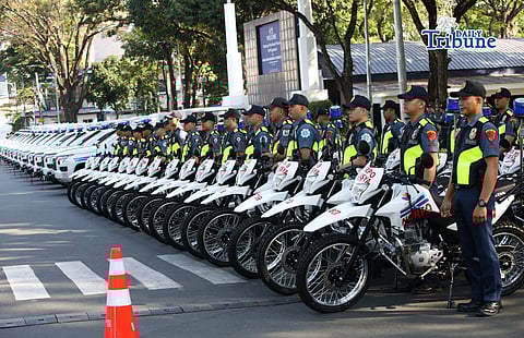 (April 01 2026)  PNP chief Police General Jose Melencio Nartatez Jr. led the blessing of the more than 5000 newly procured equipment including vehicles and operational gear, the new equipment would augment the capability of our patrollers or our units to deny the occurrence of focus crime PNP Chief said. held at Camp Came on Holy Wednesday April 1 2026. Photo/Analy Labor
