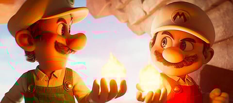 CHARLIE Day and Chris Pratt in The Super Mario Galaxy Movie.