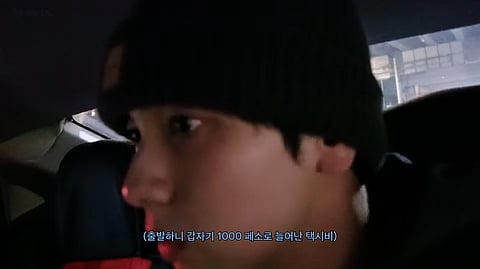 The taxi driver charged TXT member Soobin one thousand pesos for a taxi ride