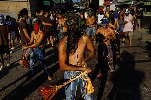 Good Friday self-flaggelation in Navotas