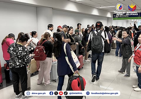 244 OFWs from Bahrain return home amid Middle East crisis