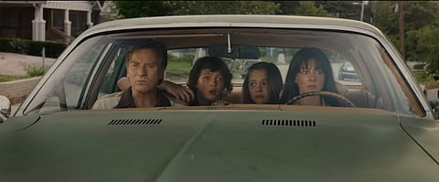 EWAN McGregor, Anne Hathaway, Maisy Stella and Christian Convery in ‘The End of Oak Street.’