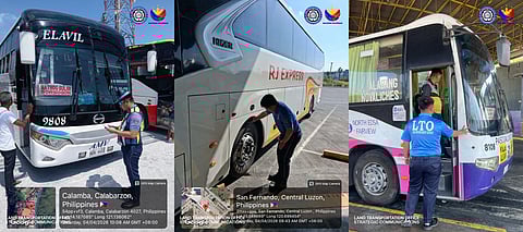 The Land Transportation Office (LTO) held an inspection to several terminals in preparation for post-Holy Week return of passengers in Metro Manila. 