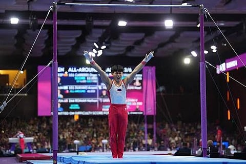 Yulo books second finals berth in Cairo leg