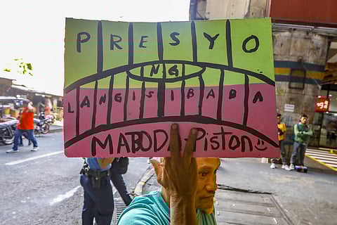 Transport groups expresses: Junk Oil Deregulation Law