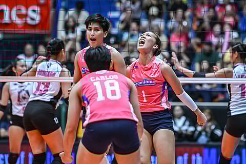 Creamline enters the 2026 PVL All-Filipino Conference semifinals after eliminating Akari in four sets.
