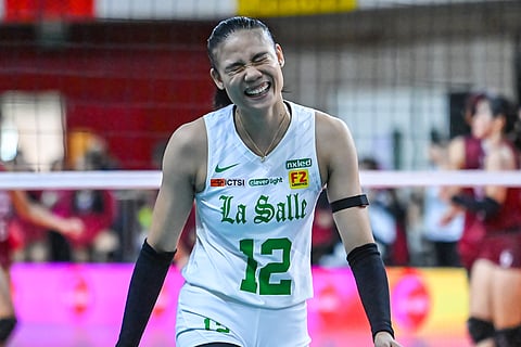 ANGEL Canino and the La Salle Lady Spikers have all the reasons to smile as they remain undefeated in Season 88 UAAP women’s volleyball tournament.