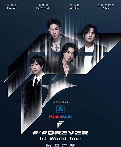 F4 with Maydayd Ashin reunites in landmark world tour