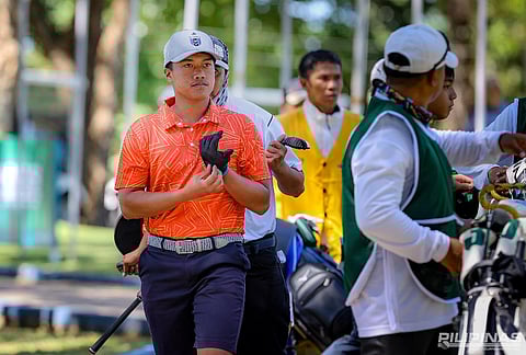 ALEXIS Nailga of Bukidnon stamps his class in the ICTSI Mactan Junior PGT Championship.