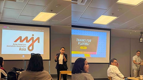 REGIONAL LINK-UP. Journalists gather in Makati for the launch of AAJA’s Philippines subchapter, connecting local media to a wider Asian network for training, collaboration, and newsroom innovation.