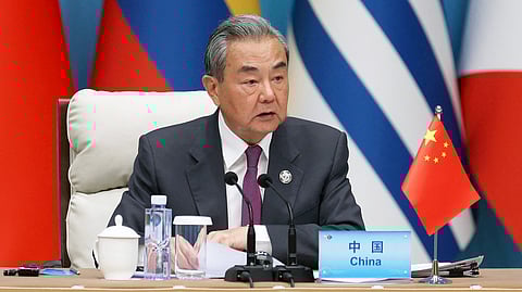 China's Foreign Minister Wang Yi during a foreign ministers' meeting in Xiamen | CGTN