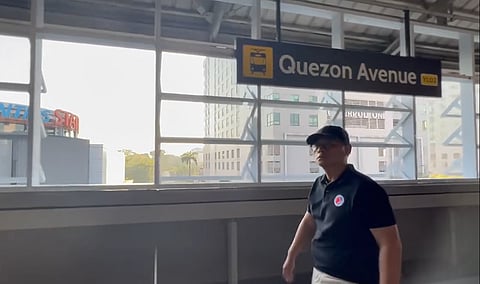 DOTr chief inspects upgraded MRT-3 Station