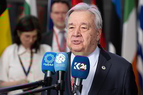 UN chief warns Israeli strikes on Lebanon pose 'grave risk' to US-Iran truce: spokesman