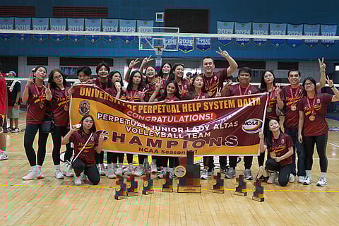 THE Perpetual Junior Lady Altas are expected to go all out when they defend their title in Season 102 of the NCAA volleyball fiesta girls division next year.