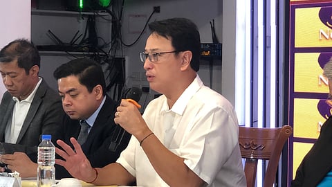 House Committee on Ways and Means Representative Romero Quimbo announced the creation of Legislative Energy Action and Development Joint Committee to address the ongoing oil price shock in the Philippines during the Saturday News Forum held at Dapo Restaurant, South Triangle, Quezon City, 11 April.