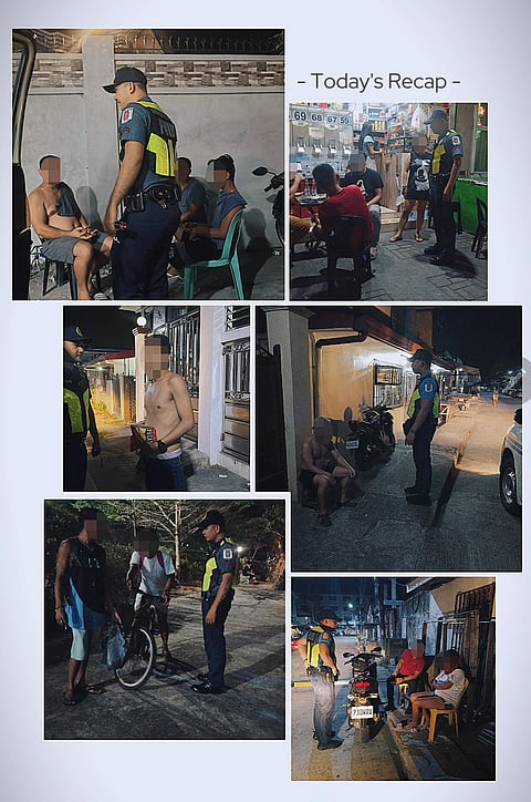 Personnel conduct strict enforcement of local ordinances, apprehending violators during visibility operations from 6 to 9 April. 