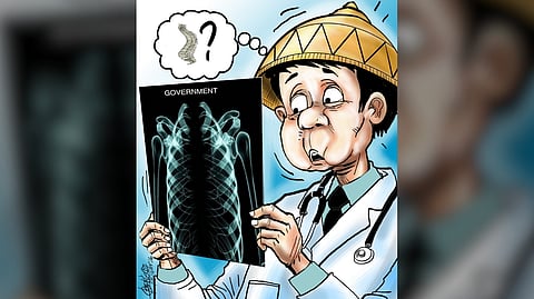 Spineless, co-opted regime