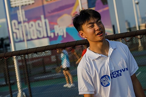 Pickleball star Mackonner Dy plays with fans as the sport continues to grow