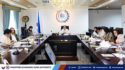 The PEZA Board during its meeting on 30 March 2026
