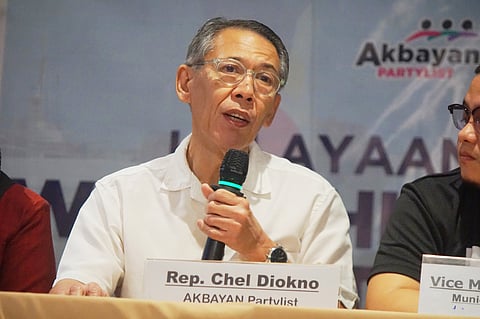 AKBAYAN Partylist Rep. Chel Diokno