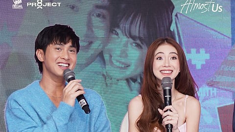 JM Ibarra amd Fyang Smith answers questions from the entertainment media