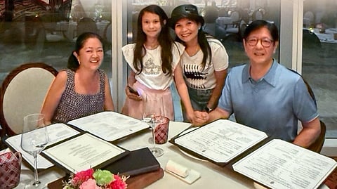 PRESIDENT Ferdinand Marcos Jr. took Liza out for a quiet dinner to spend some time away from the day’s work. Along the way, the pair met a mother and daughter who stopped by for a quick hello and brief chat, serving as a reminder of why their work matters.