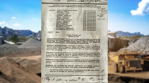 Benguet IP elders reject Lepanto mining renewal