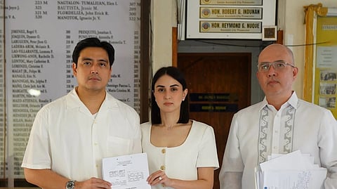 Alfred Vargas with wife Yasmine Vargas filed a criminal complaint 