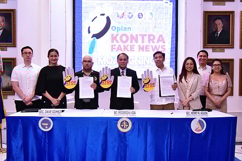 DOJ, PCO, DICT sign landmark pact vs digital disinformation

