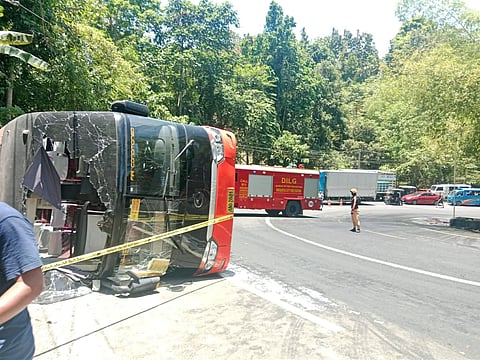 1 dead, 20 injured as bus overturns in Misamis Occidental