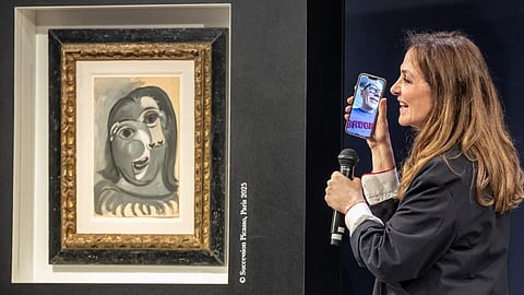 Paris engineer wins Picasso painting at charity auction