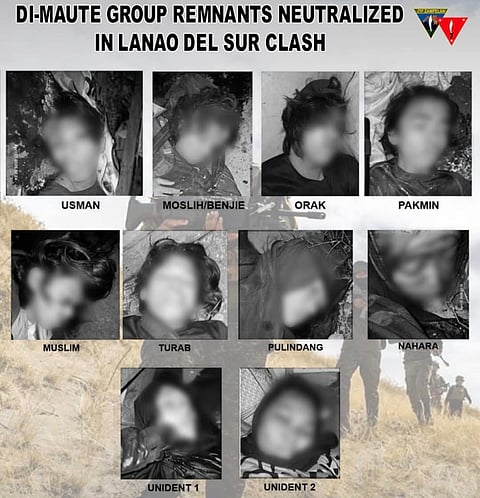 10 DI-Maute members killed in Lanao del Sur raid