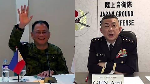 LT. Gen. Antonio G. Nafarrete and Gen. Arai Masayoshi