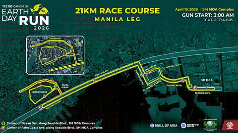 Earth Day run closing several Manila roads