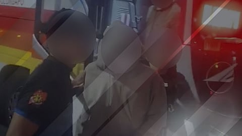 Communist partisan nabbed at bus hub