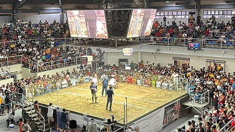 THE inside of the Coliseo de Manila cockpit in Tondo.