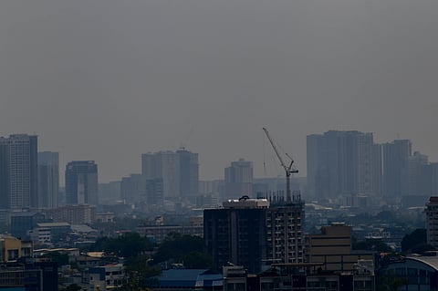 Haze continues to blanket Manila and neighboring cities today, 19 April 2026, as the Air Quality Index (AQI) reaches Moderate to Unhealthy for Sensitive Groups. Residents with respiratory conditions are strongly advised to limit prolonged outdoor activities. According to the DENR-EMB, Metro Manila is experiencing a "thermal inversion"—a phenomenon where warm air sits above cooler air, acting like a lid that traps pollution near the ground.