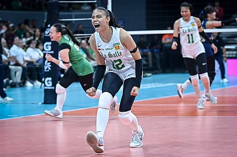 ANGEL Canino and La Salle are on their way to the Season 88 UAAP women’s volleyball tournament finals after they scored a 27-25, 15-25, 23-25, 25-23, 15-13 victory over defending champion National University before a crowd of 19,419 on Sunday at the Mall of Asia Arena.
