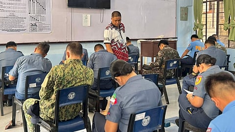 PNP hopefuls, officers take Napolcom exams