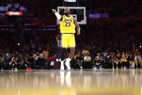 LERBRON James logs 19 points and 13 assists as the Los Angeles Lakers beat the Houston Rockets, 107-98, at the start of the NBA playoffs.