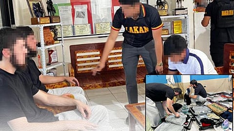 POLICE and Immigration operatives arrest two foreign nationals during a counterterrorism operation in Barangay Lomidong, Marawi City, Lanao del Sur. The mission is part of intensified efforts to secure the region against transnational threats.