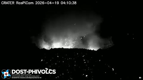 Minor Strombolian activity observed in Mayon Volcano
