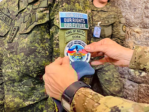 BALIKATAN PATCH: Photo by Lade Kabagani 