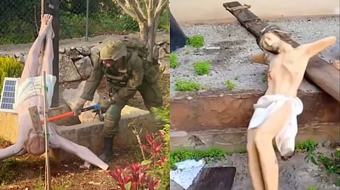 Israel PM vows 'harsh action' against soldier vandalising Jesus statue in Lebanon