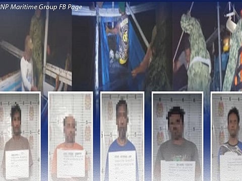 Limang bangka huli sa iligal na pangingisda sa Aklan