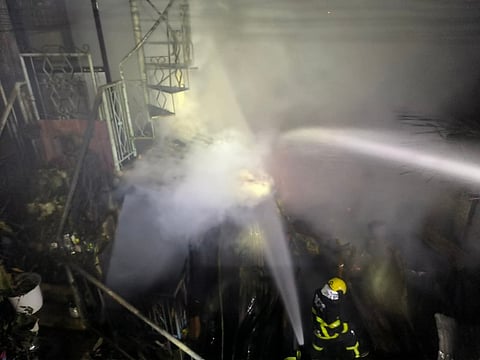 An 82-year old man died in a structural fire in the early morning of April 21, 2026 in North Sanitary Camp, Baguio City.|Aldwin Quitasol. Photo Courtesy of Baguio PIO