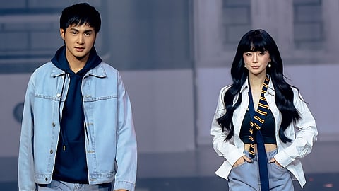 JM Ibarra and Fyang Smith walking down the runway of Bench Fashion Week 2026.