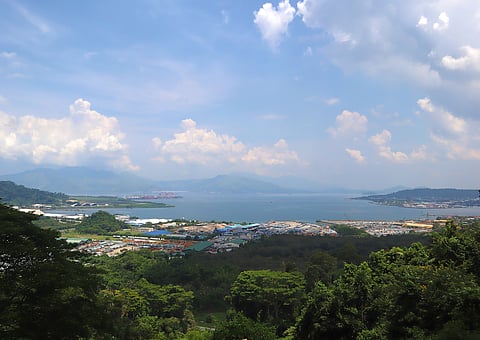 A view of the Subic Bay