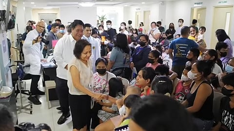 FORMER Senator Cynthia Villar, champion of public healthcare in Las Piñas through the Villar Foundation.