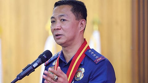 PNP chief Police General Jose Melencio Nartatez Jr.